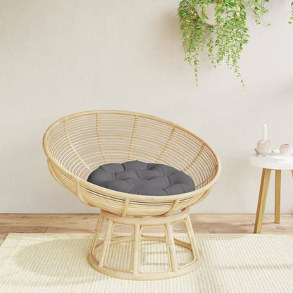 Kulatý Sedák Krémový Ø Oxfordská Tkanina