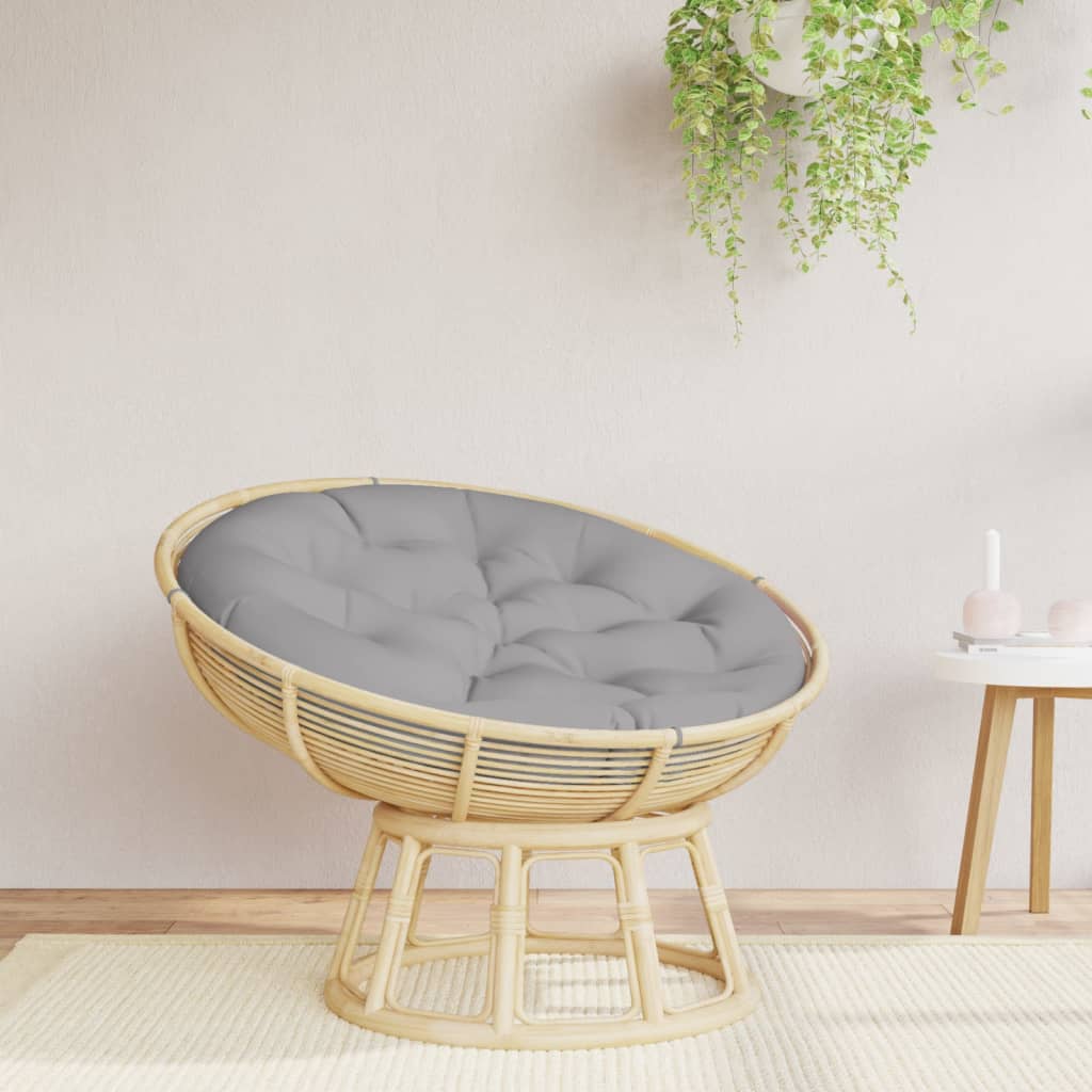 Kulatý Sedák Krémový Ø Oxfordská Tkanina