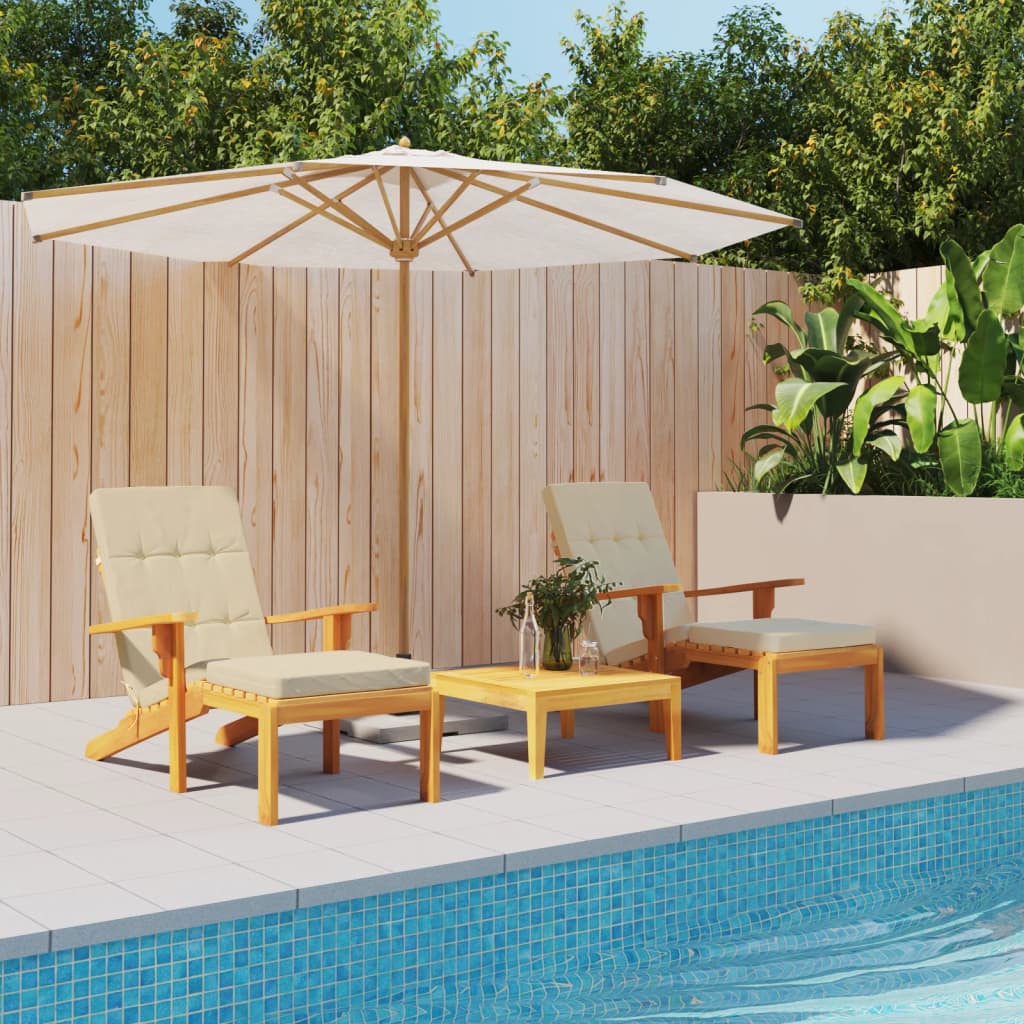 Podušky Na Polohovací Židli 2 Ks Šedé Oxfordská Látka