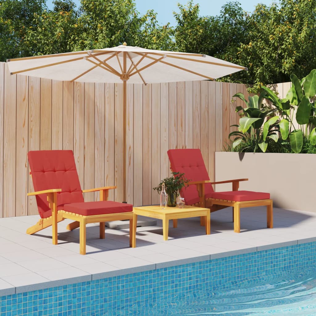 Podušky Na Polohovací Židli 2 Ks Šedé Oxfordská Látka