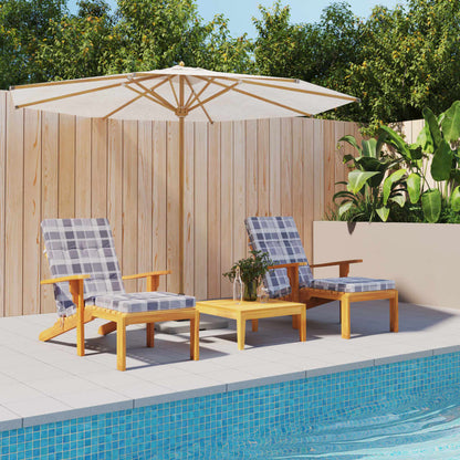 Podušky Na Polohovací Židli 2 Ks Šedé Oxfordská Látka