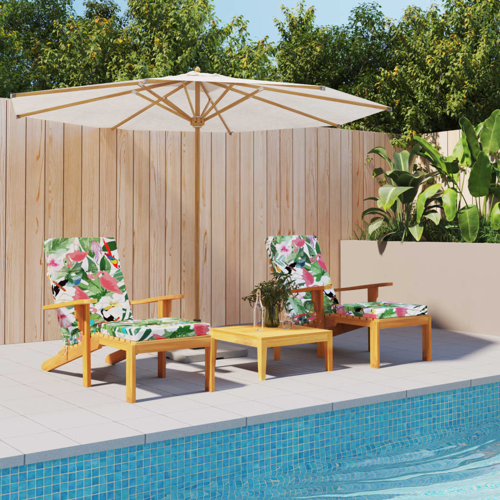 Podušky Na Polohovací Židli 2 Ks Šedé Oxfordská Látka