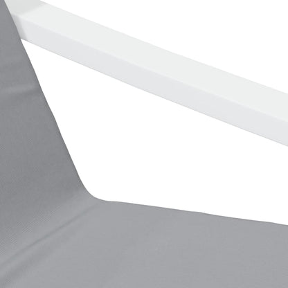 Relaxační Křeslo S Podnožkou Světle Šedé Textil