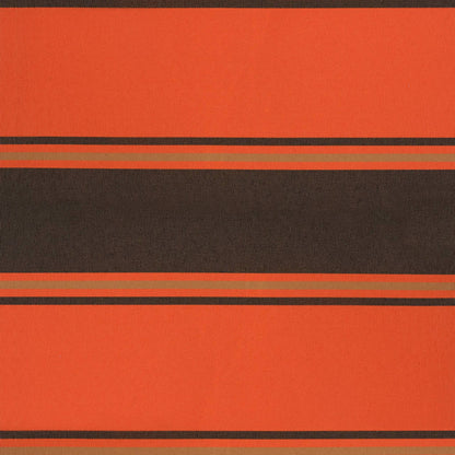Zatahovací Markýza Oranžová A Hnědá 3 X 2,5 M Textil A Hliník