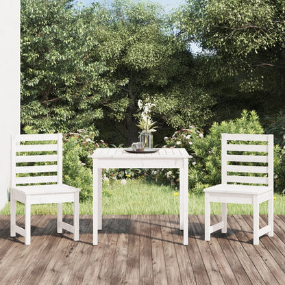 3Dílný Zahradní Bistro Set Masivní Borové Dřevo
