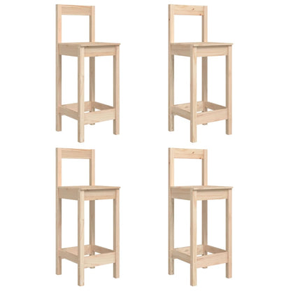 5Dílný Zahradní Barový Set Masivní Borové Dřevo