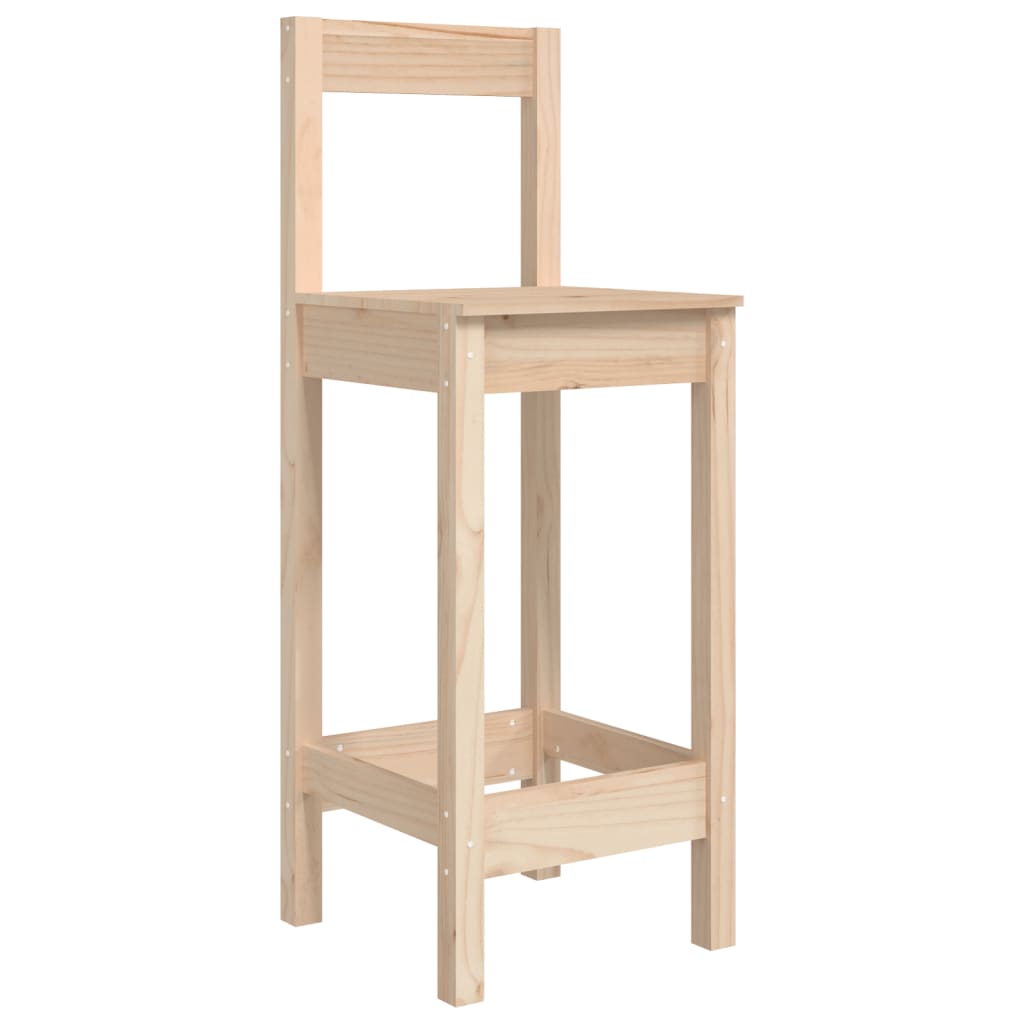 5Dílný Zahradní Barový Set Masivní Borové Dřevo