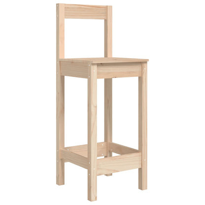 5Dílný Zahradní Barový Set Masivní Borové Dřevo