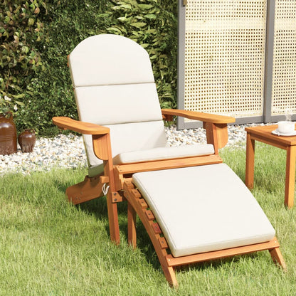 Zahradní Židle Adirondack S Podnožkami 2 Ks Masivní Akácie