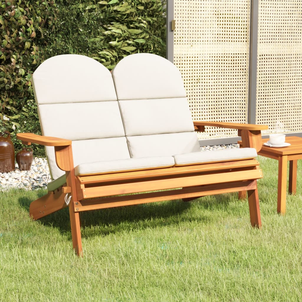 Zahradní Lavice Adirondack 126 Cm Masivní Akáciové Dřevo