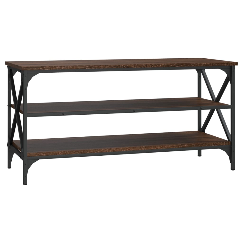 Tv Skříňka Hnědý Dub 100 X 40 X 50 Cm Kompozitní Dřevo
