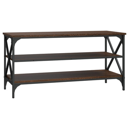 Tv Skříňka Hnědý Dub 100 X 40 X 50 Cm Kompozitní Dřevo