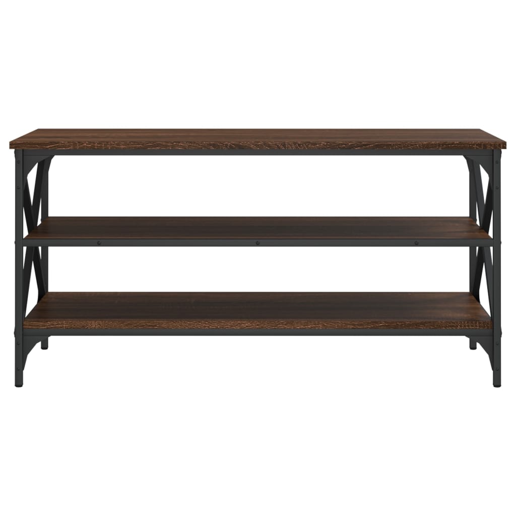 Tv Skříňka Hnědý Dub 100 X 40 X 50 Cm Kompozitní Dřevo