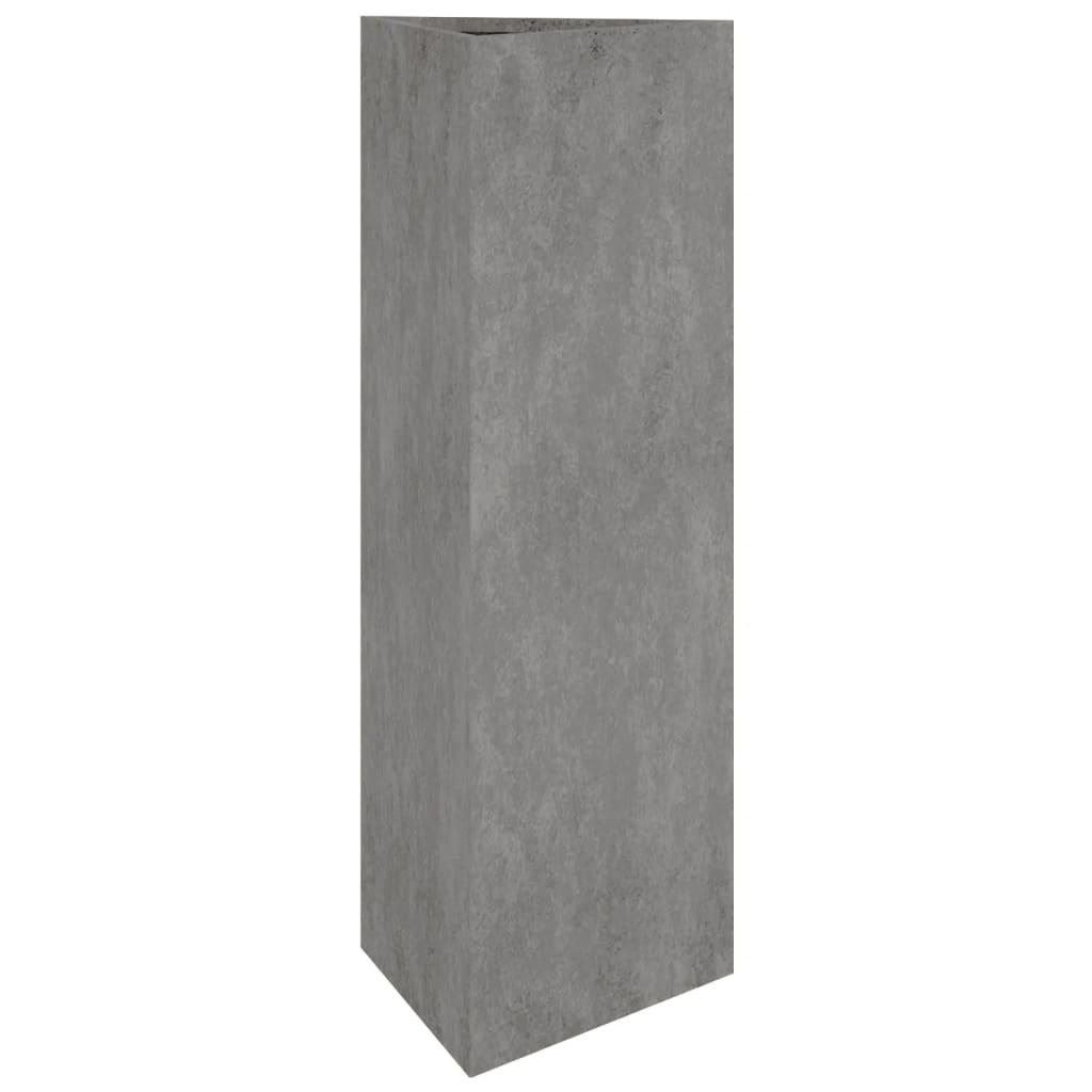 Zahradní Truhlík 30 X 26 X 75 Cm Cortenová Ocel