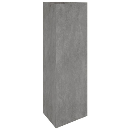 Zahradní Truhlík 30 X 26 X 75 Cm Cortenová Ocel