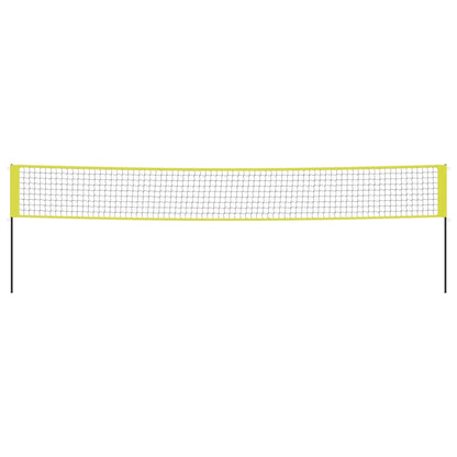Volejbalová Síť Žlutá A Černá 823 X 244 Cm Pe Tkanina