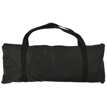 Přenosná Baseballová Síť Černá/Červená 183X105X183 Cm Polyester