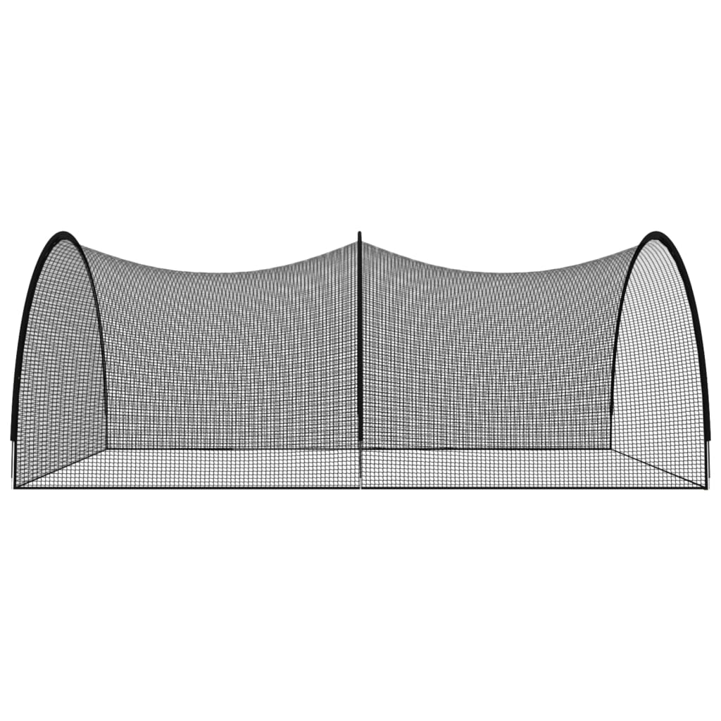 Baseballová Odpalování Síť Černá Polyester