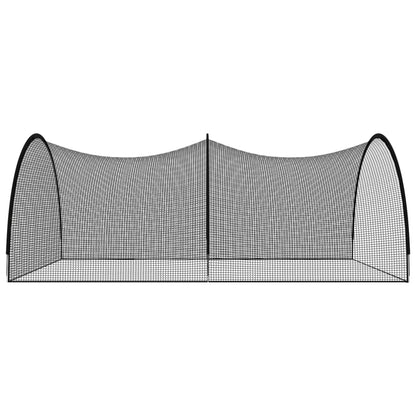 Baseballová Odpalování Síť Černá Polyester