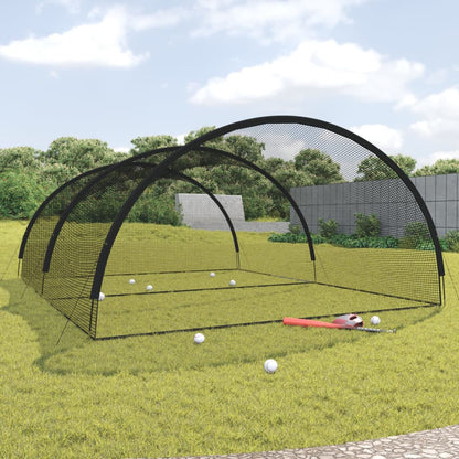 Baseballová Odpalování Síť Černá Polyester