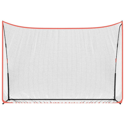Golfová Tréninková Síť Černá A Červená 305X91X213 Cm Polyester