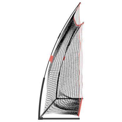 Golfová Tréninková Síť Černá A Červená 305X91X213 Cm Polyester