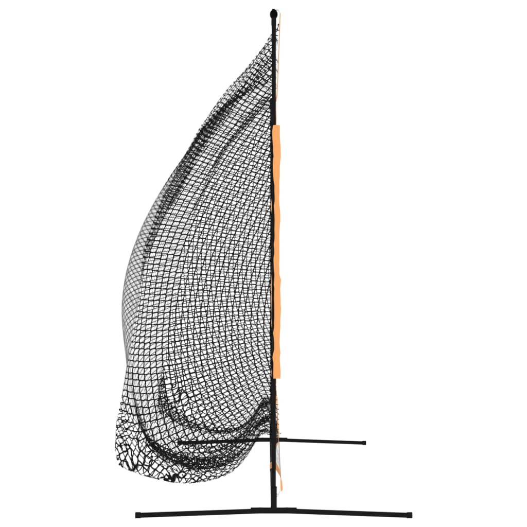 Golfová Tréninková Síť Černá A Červená 215X107X216 Cm Polyester