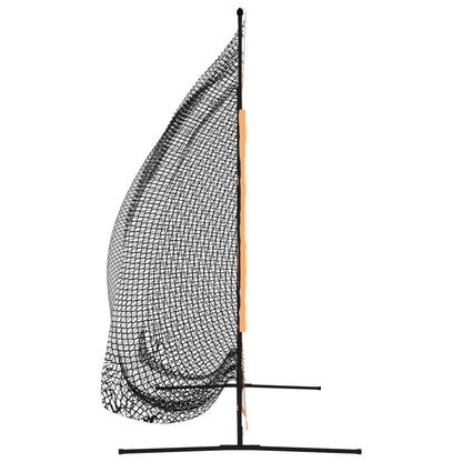 Golfová Tréninková Síť Černá A Červená 215X107X216 Cm Polyester