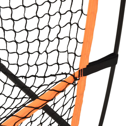 Golfová Tréninková Síť Černá A Červená 215X107X216 Cm Polyester