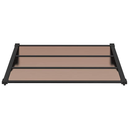 Vchodová Stříška Černá Polykarbonát