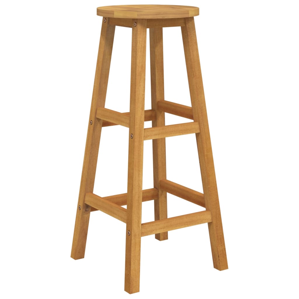 5Dílný Zahradní Barový Set Masivní Akáciové Dřevo