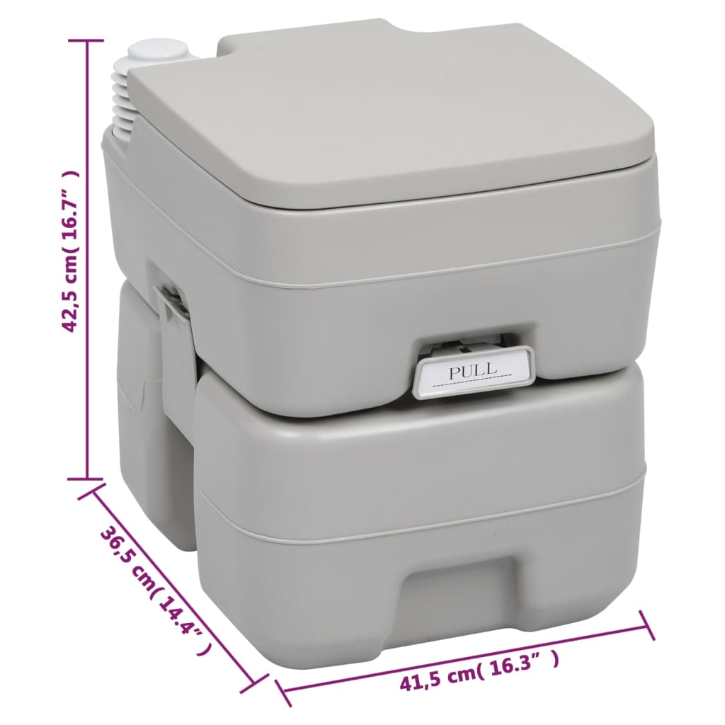 Sada Kempingového Wc A Stojanu Na Mytí Rukou S Nádržkou Na Vodu