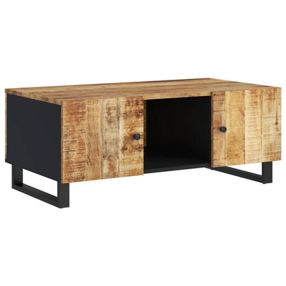 Konferenční Stolek 100X54X40 Cm Masivní Mangovník A Kompozit