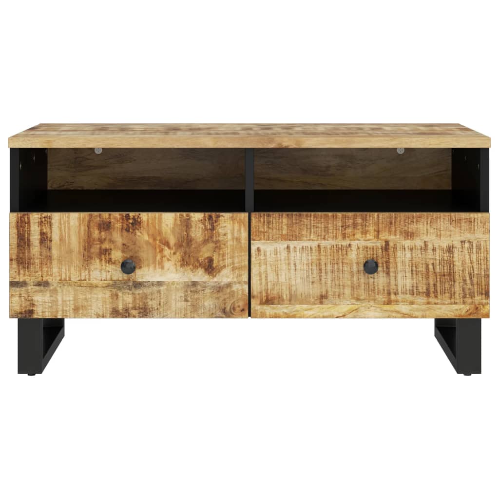 Konferenční Stolek 80 X 54 X 40 Cm Masivní Mangovník A Kompozit