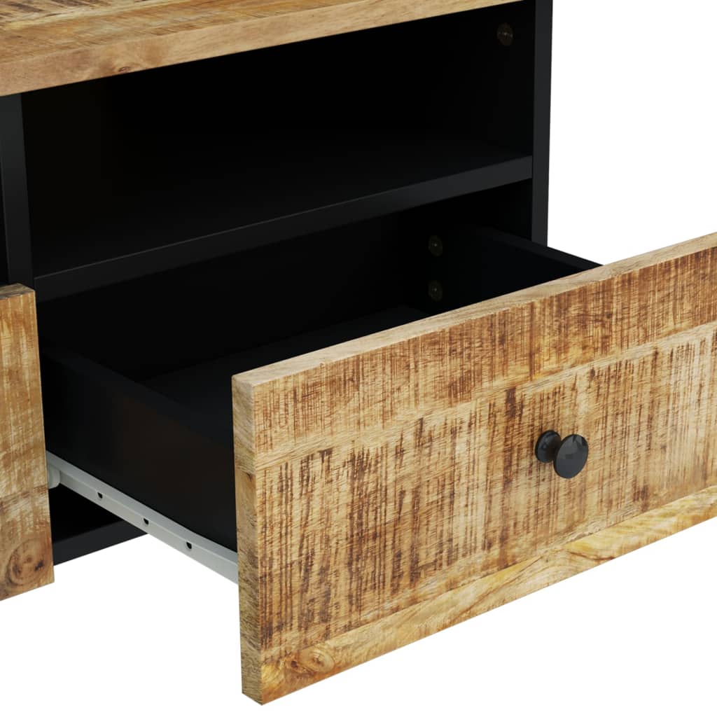 Konferenční Stolek 80 X 54 X 40 Cm Masivní Mangovník A Kompozit