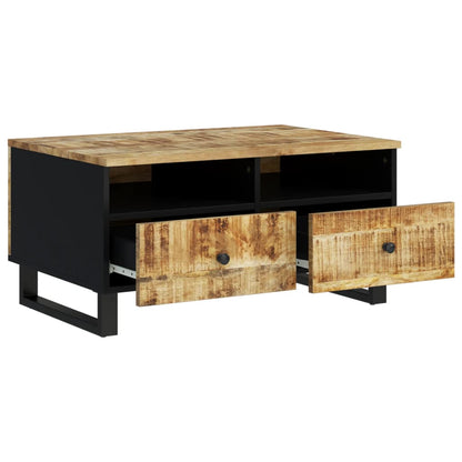 Konferenční Stolek 80 X 54 X 40 Cm Masivní Mangovník A Kompozit