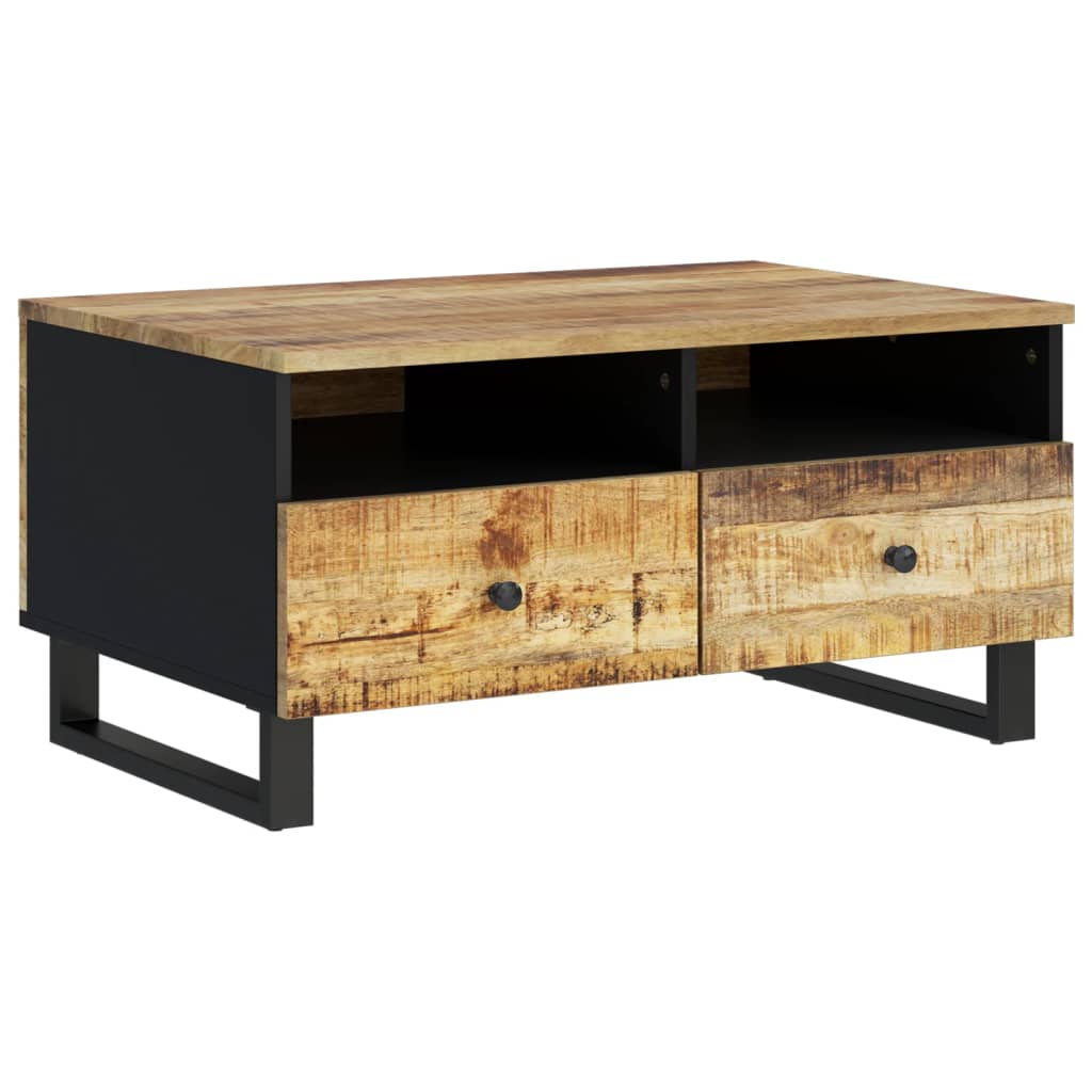 Konferenční Stolek 80 X 54 X 40 Cm Masivní Mangovník A Kompozit