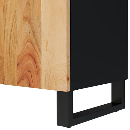 Tv Skříňka 105 X 33,5 X 46 Cm Masivní Akácie A Kompozitní Dřevo