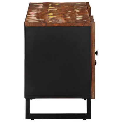 Tv Skříňka 105X33,5X46 Cm Masivní Recyklované Dřevo A Kompozit
