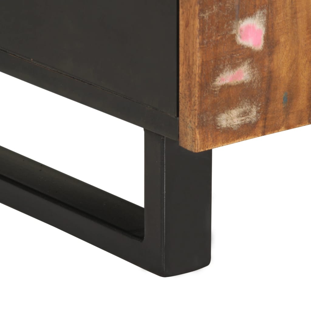 Tv Skříňka 105X33,5X46 Cm Masivní Recyklované Dřevo A Kompozit
