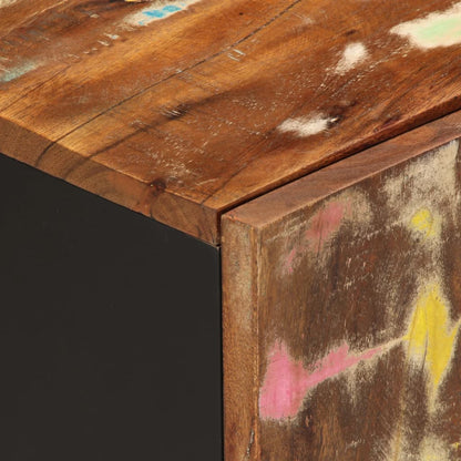 Tv Skříňka 105X33,5X46 Cm Masivní Recyklované Dřevo A Kompozit