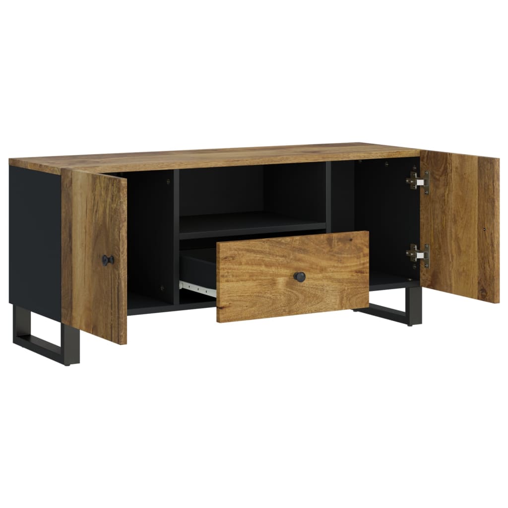 Tv Stolek 105 X 33,5 X 46 Cm Masivní Mangovník A Kompozit