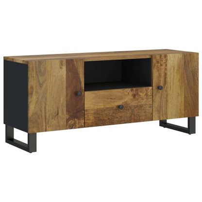 Tv Stolek 105 X 33,5 X 46 Cm Masivní Mangovník A Kompozit