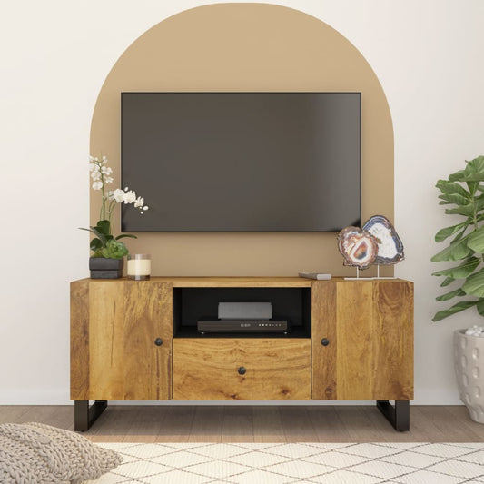 Tv Stolek 105 X 33,5 X 46 Cm Masivní Mangovník A Kompozit