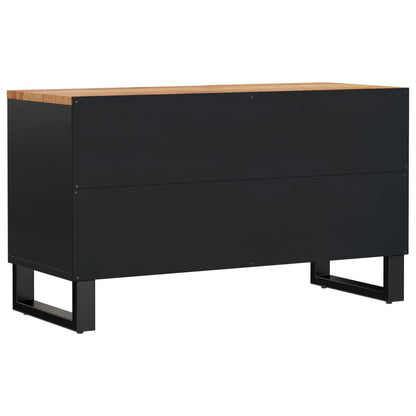 Tv Skříňka 80 X 33 X 46 Cm Masivní Akácie A Kompozitní Dřevo