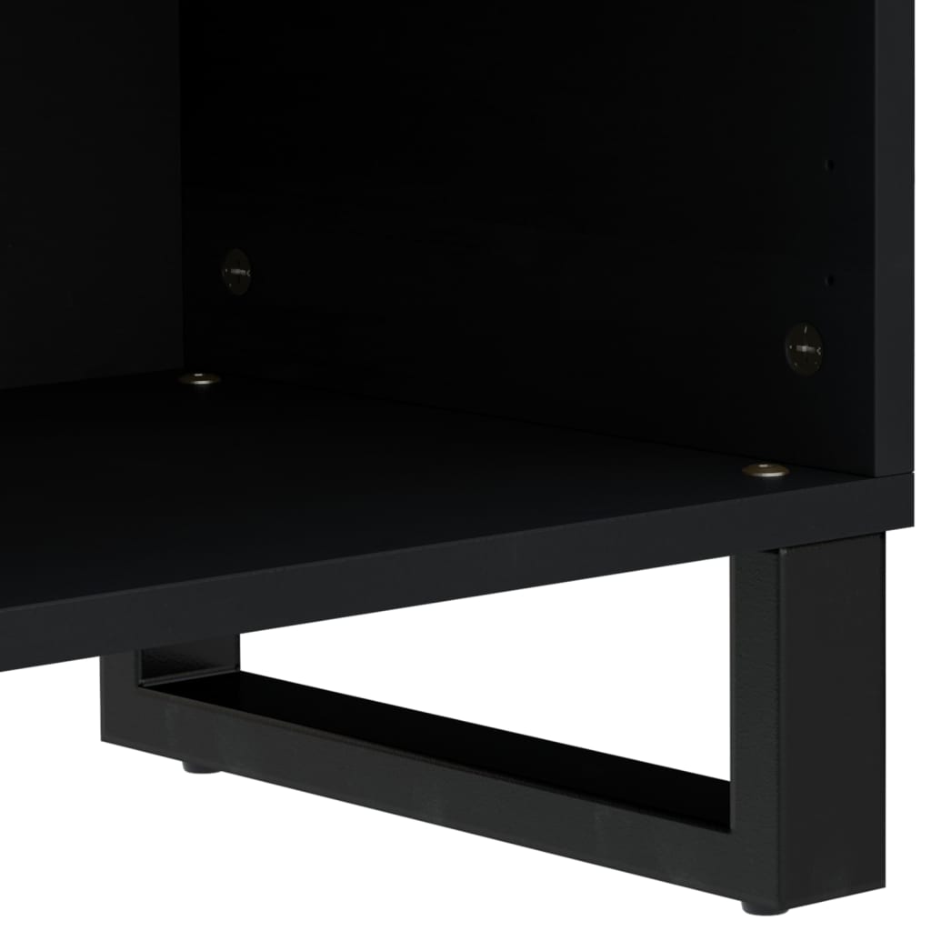 Tv Skříňka 80 X 33 X 46 Cm Masivní Akácie A Kompozitní Dřevo