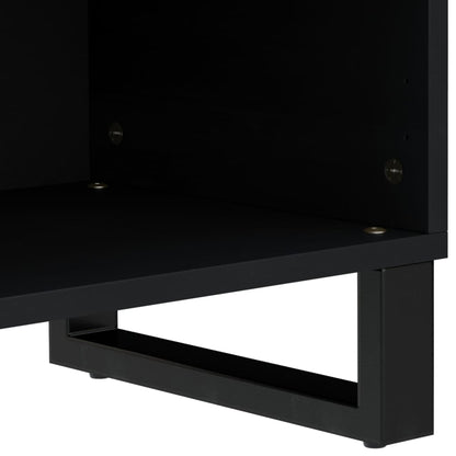 Tv Skříňka 80 X 33 X 46 Cm Masivní Akácie A Kompozitní Dřevo