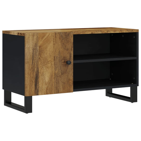 Tv Stolek 80 X 33 X 46 Cm Masivní Mangovník A Kompozitní Dřevo
