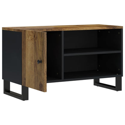 Tv Stolek 80 X 33 X 46 Cm Masivní Mangovník A Kompozitní Dřevo