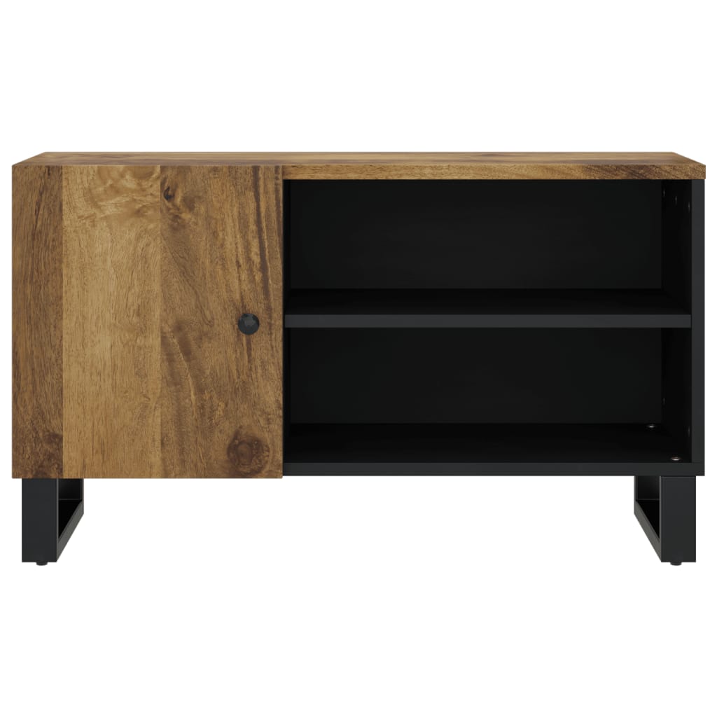 Tv Stolek 80 X 33 X 46 Cm Masivní Mangovník A Kompozitní Dřevo